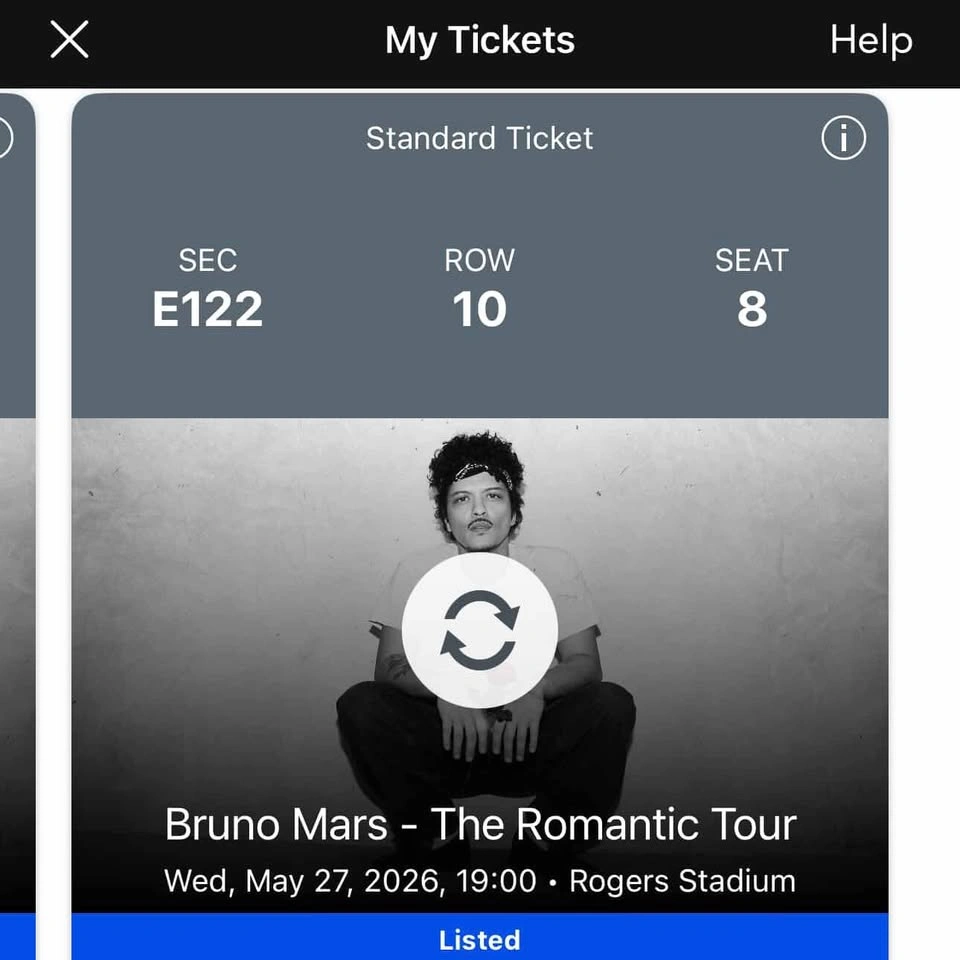 Bruno Mars Concert Tickets - photo 3
