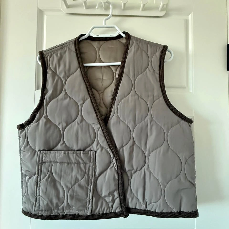 Quilted Neutral Vest