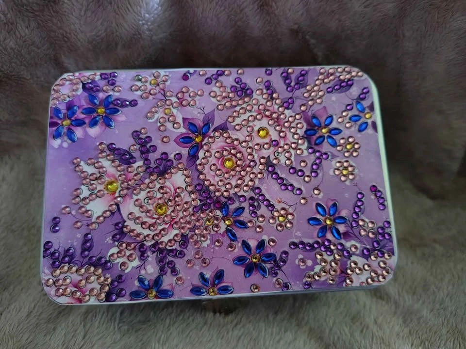 ✨ Handmade Diamond Painting Lockable Jewelry & Trinket Box ✨ - photo 3
