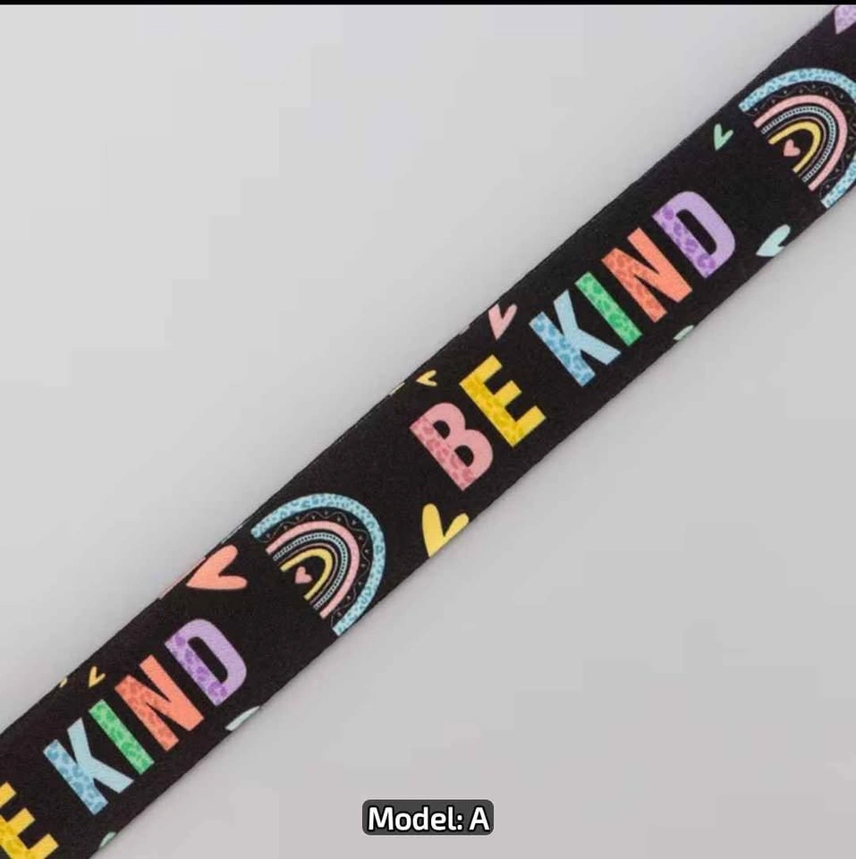 "Be Kind" Cartoon Neck Strap Lanyards for Keys/ID - photo 2