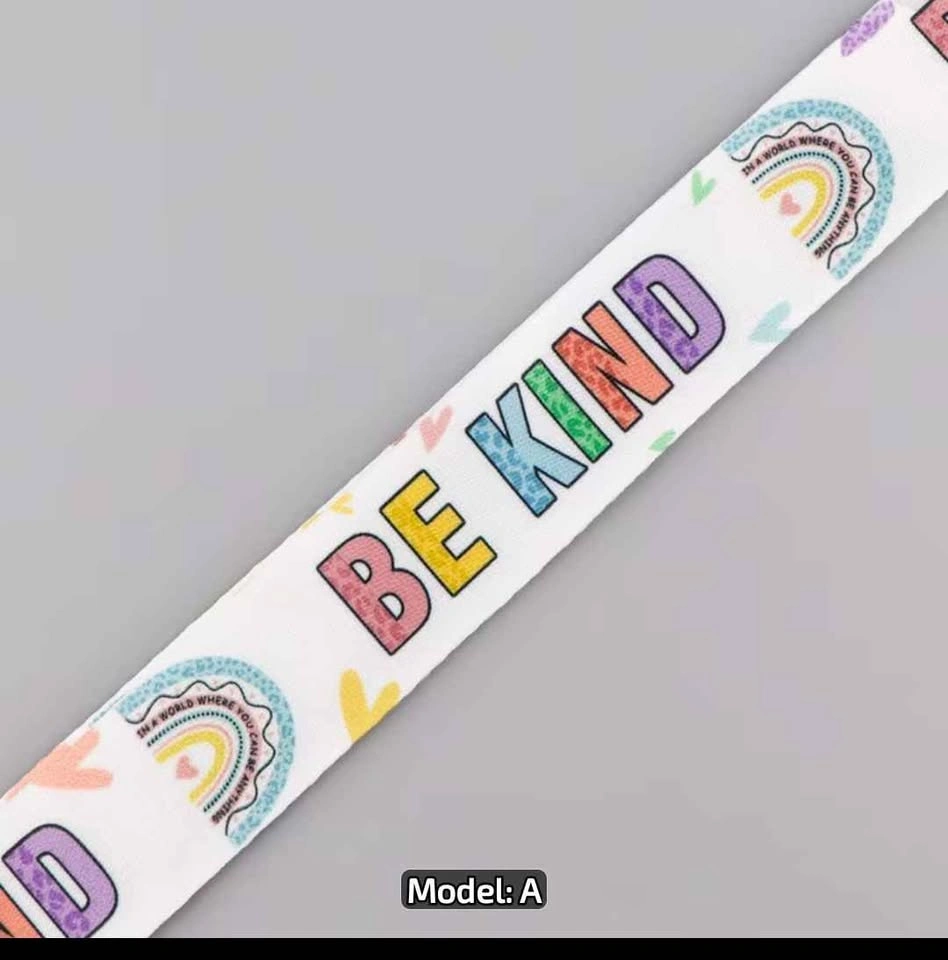 "Be Kind" Cartoon Neck Strap Lanyards for Keys/ID - photo 5