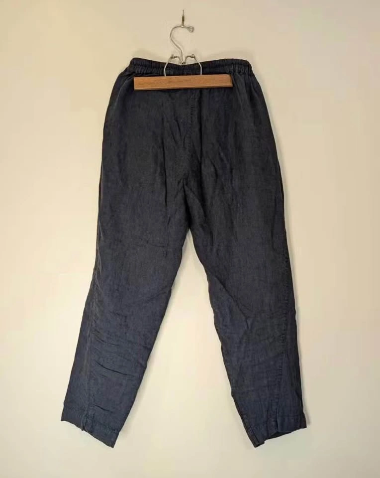 Roots Linen women Pants Sz Small - photo 4