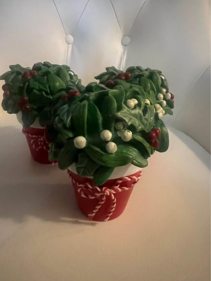 Christmas Ceramic Mistletoe Home Decor decoration - photo 3