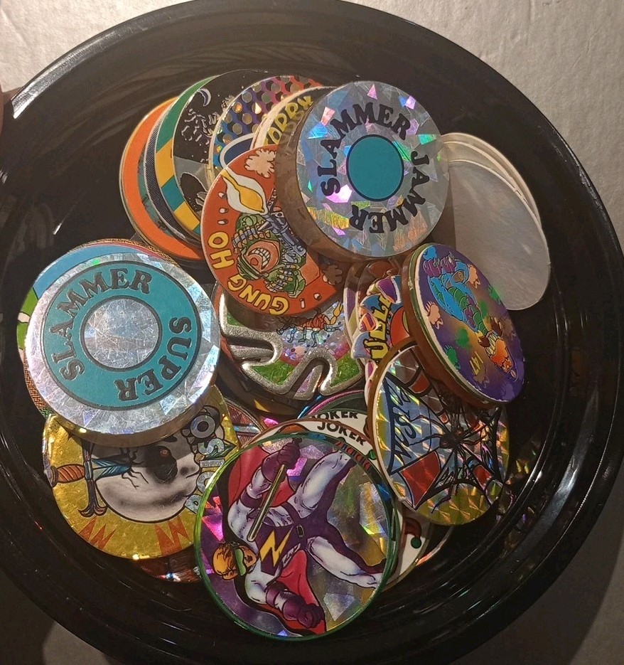 Lot of 74 Slammers Pogs - 2 Bigs