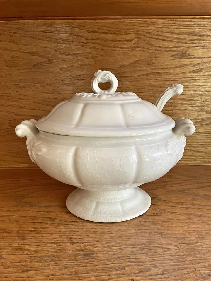 Vintage Red Cliff Ironstone Tureen