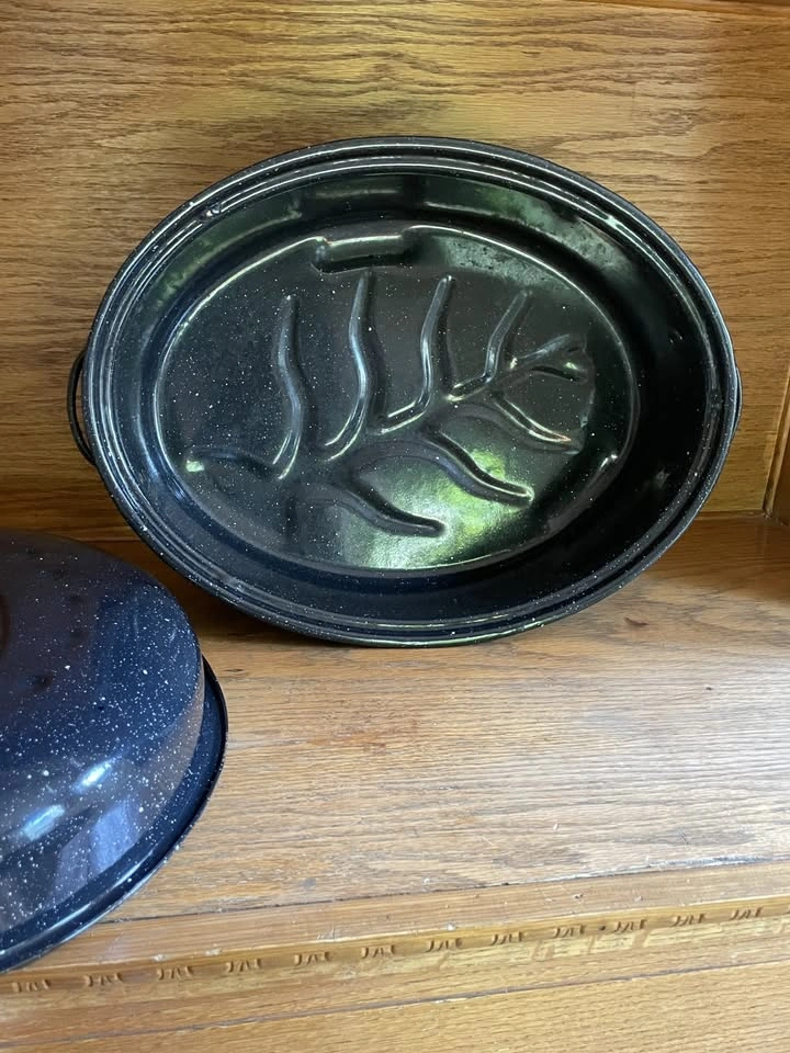 Roastwell Porcelain Enamel Roaster - photo 2