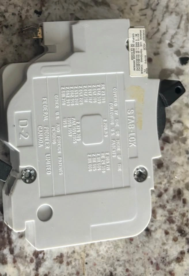 Stab-Lok Federal Pioneer Breakers 15 Amp