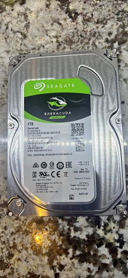 Seagate Barracuda 1 TB Hard Drive