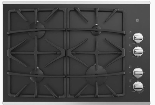 GE 30 inch wide gas cooktop - photo 3