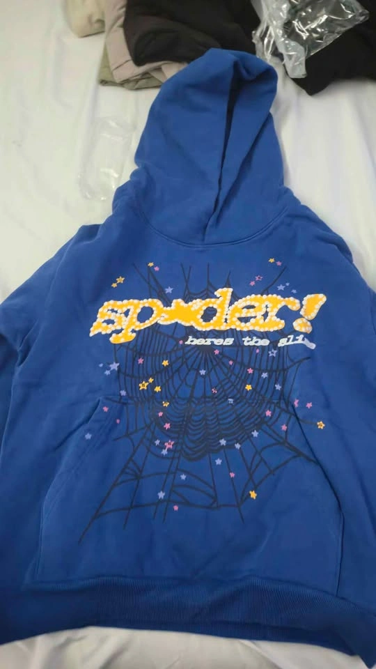 Blue sp5der hoodie - photo 2