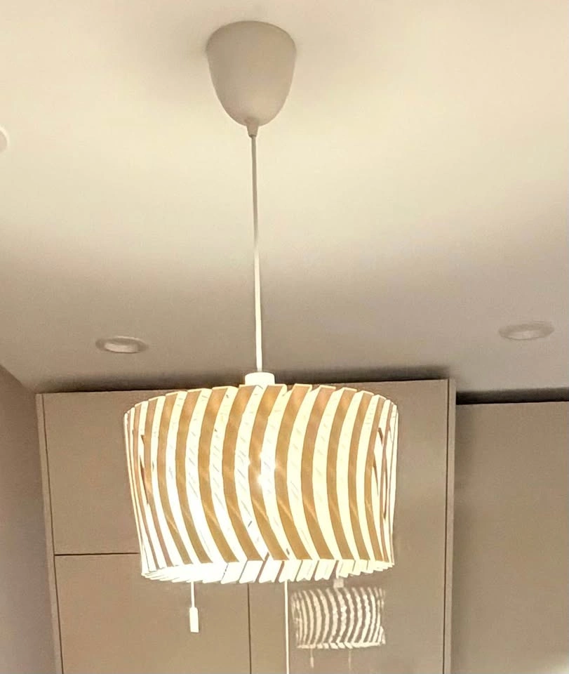 IKEA YTLÄGE Pendant Lamp, 17” white - photo 2
