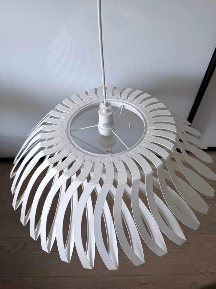 IKEA YTLÄGE Pendant Lamp, 17” white - photo 4