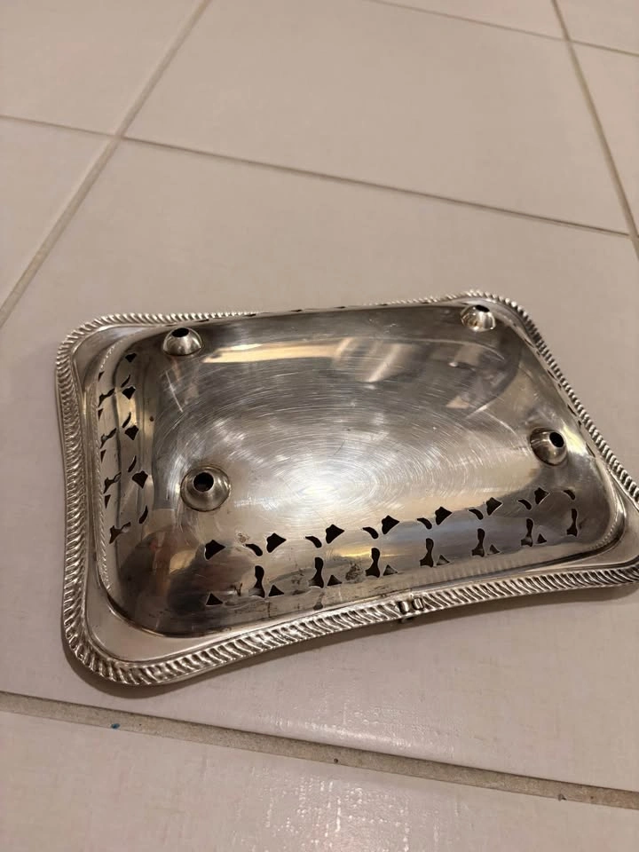 Vintage Yeoman Silver Plated Basket with Swing Handle - photo 4