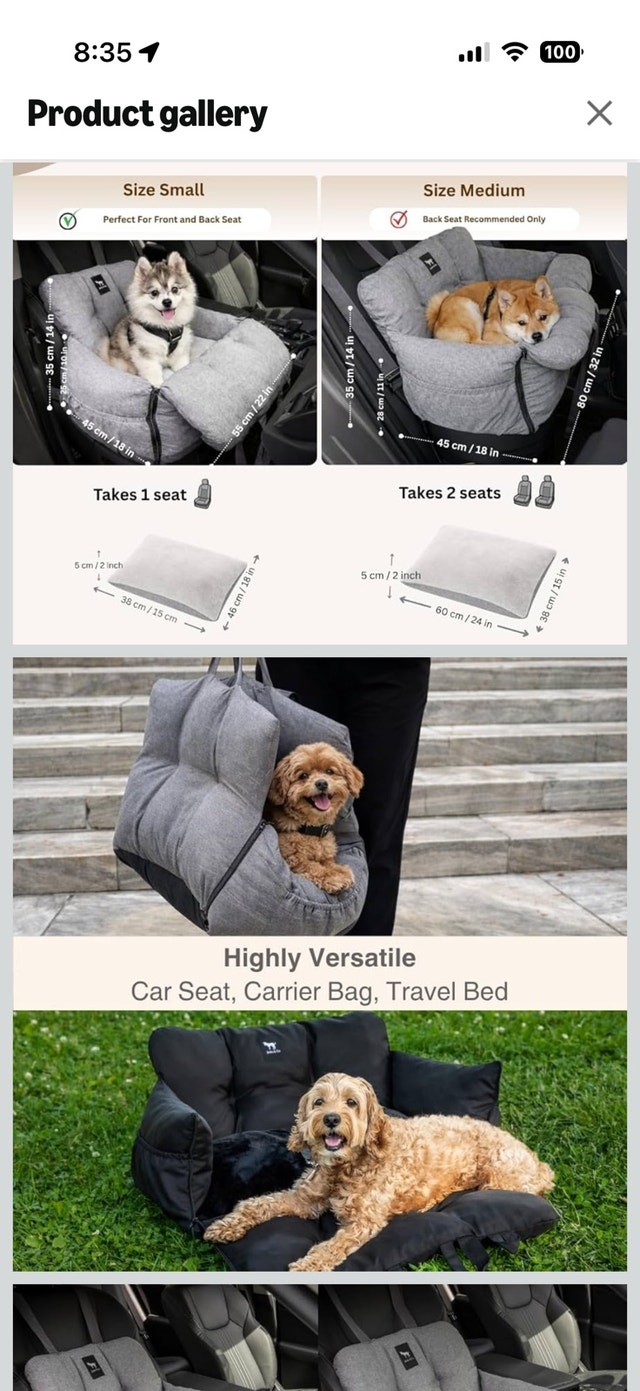 Jacko & Co Dog Car Seat - photo 4