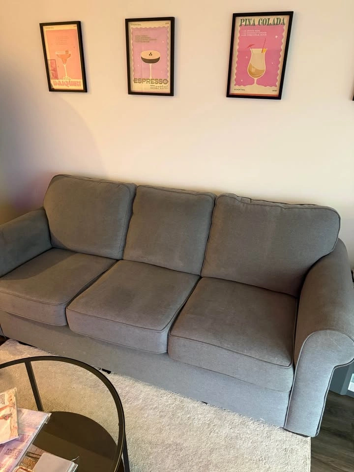 Grey 3-Seater Couch - photo 2