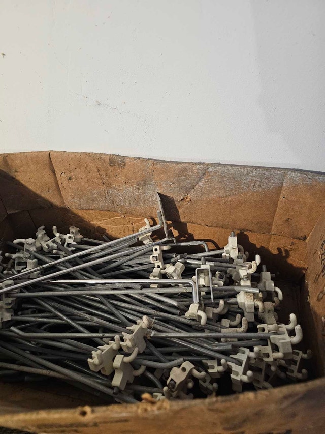 Wall, Pegboard, and Slatwall Hangers - Great for Organizing! $1