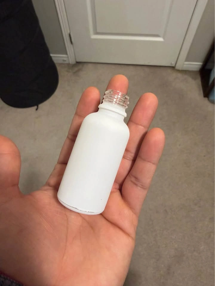 30ml Matte White Boston Round Glass Bottles - Box - photo 4