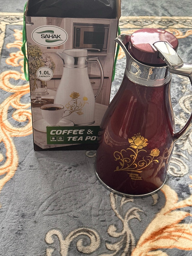 Brand new 1L insulated thermal coffee/tea carafe