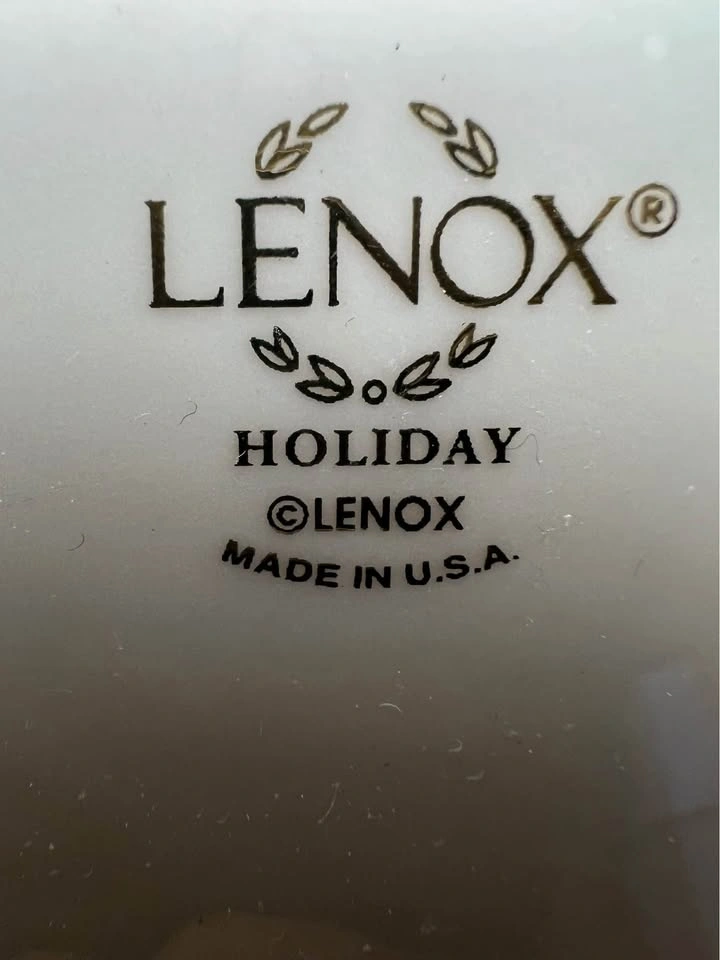 Lenox Holiday Punch Bowl Stand - Holly Berry & Gold - photo 4