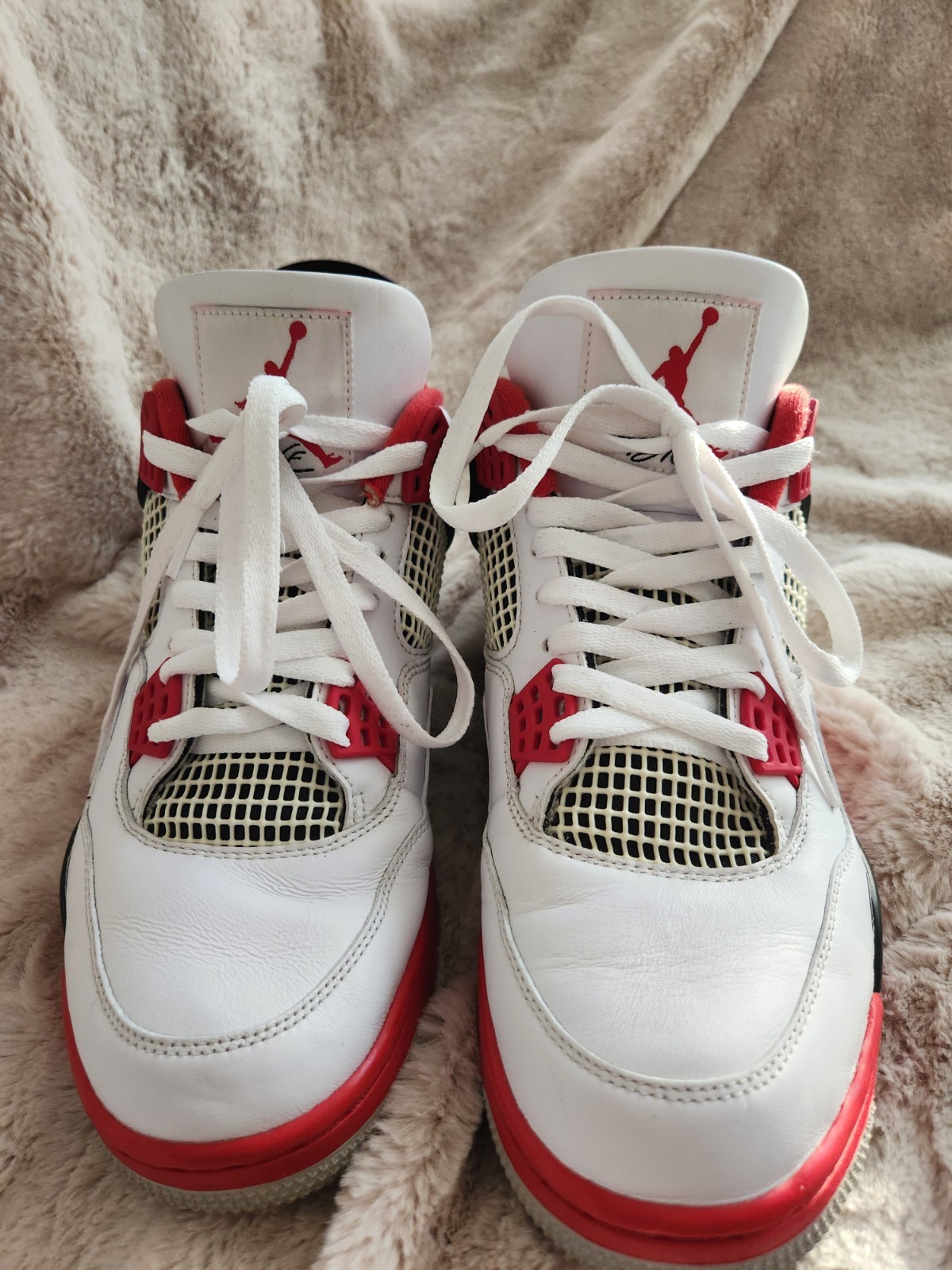 Nike Jordan 4 Retro GS Fire Red Black DC7770-160 Sneakers Men's - photo 3