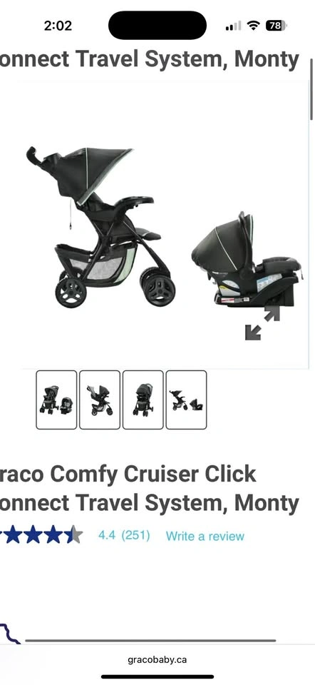 Graco Cruiser Click Connect Car Seat