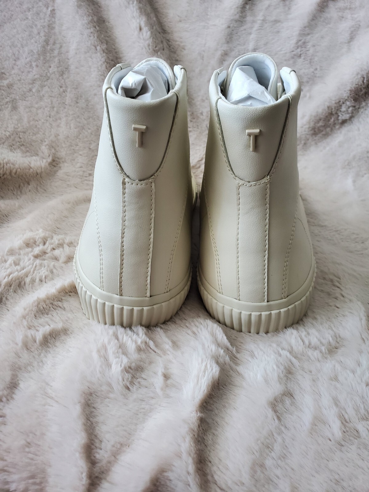 Ted Baker Women's Hi-Top Trainers Kimyil Leather Sneaker Size 9 - photo 3