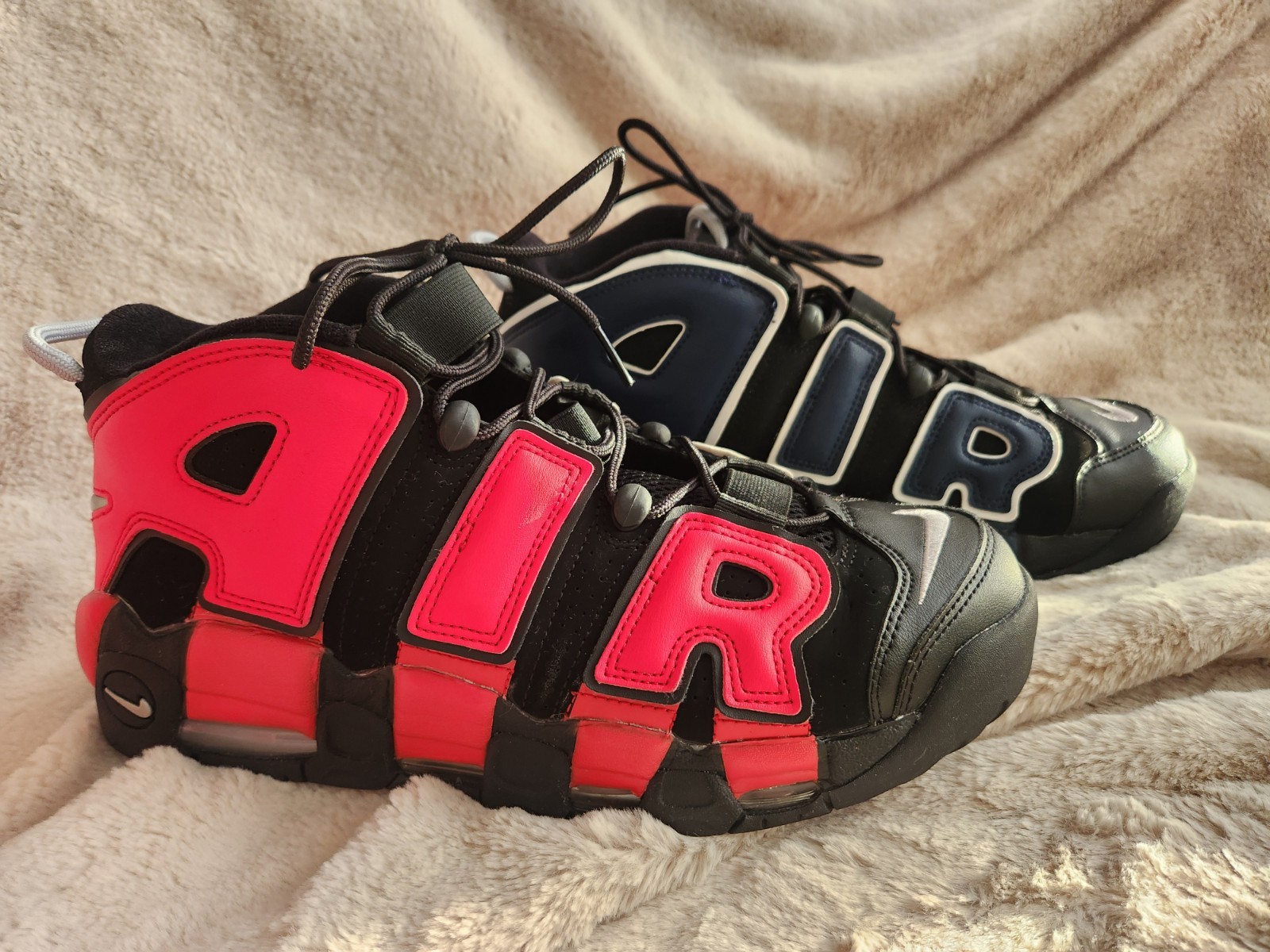 Nike Air More Uptempo '96 Split Black Navy Red DJ4400-001 Mens 1 - photo 2