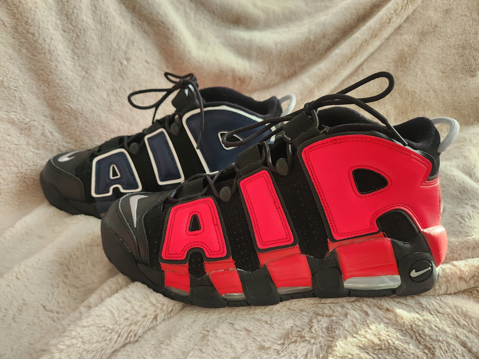 Nike Air More Uptempo '96 Split Black Navy Red DJ4400-001 Mens 1 - photo 4