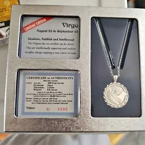 Limited Edition Virgo Zodiac Pendant Necklace