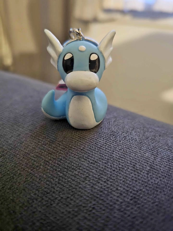 Pokemon Finger Puppet Keychain Evolution Set - Dratini, Dragonai