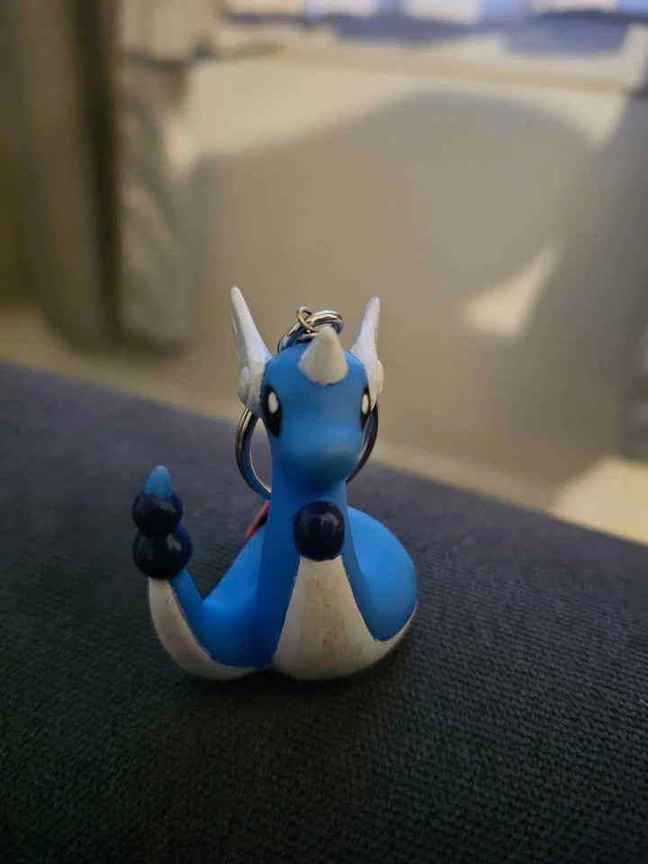 Pokemon Finger Puppet Keychain Evolution Set - Dratini, Dragonai - photo 2