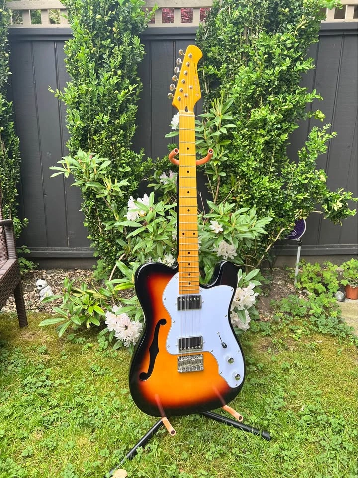Telecaster Thinline TL Semi Hollow Electric Guitar - photo 2