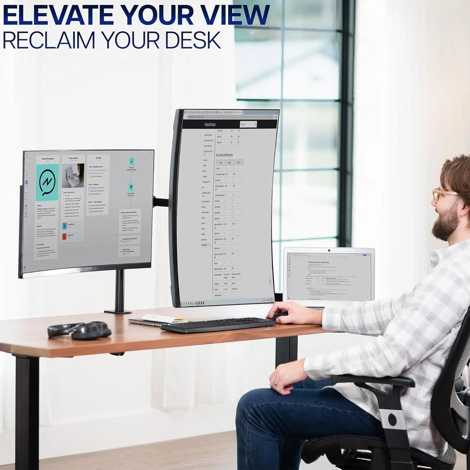 Brand New VIVO Dual Monitor Desk Mount STAND-V032 – Sealed Box - photo 4