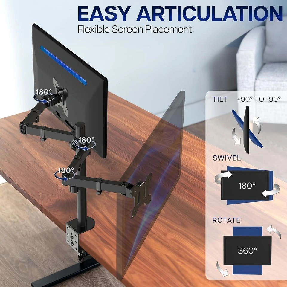 Brand New VIVO Dual Monitor Desk Mount STAND-V032 – Sealed Box - photo 5