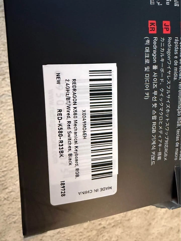Redragon K580 VATA PRO RGB Mechanical Keyboard Wireless/Wired - photo 3