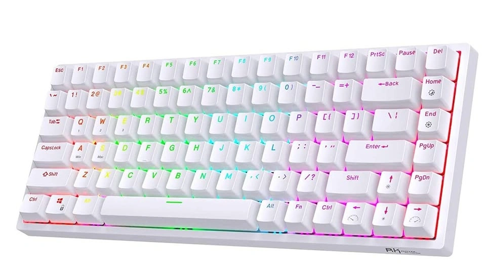 RK Royal Kludge RK84 RGB Mechanical Keyboard White