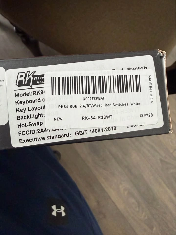 RK Royal Kludge RK84 RGB Mechanical Keyboard White - photo 5