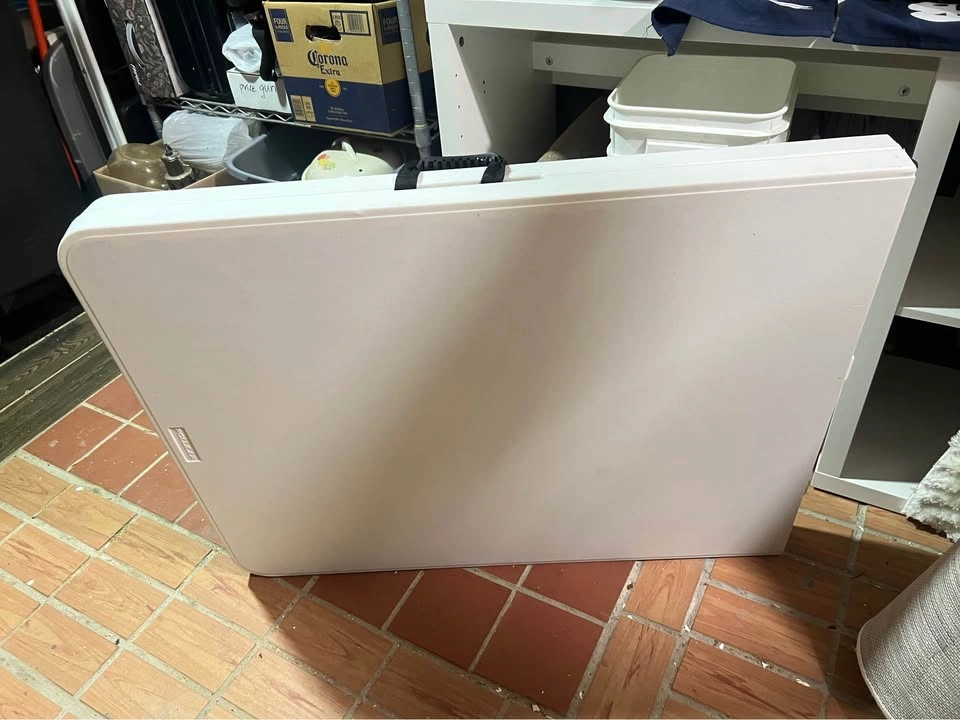 6FT Folding Table Plastic 6 Foot Foldable Table - photo 4