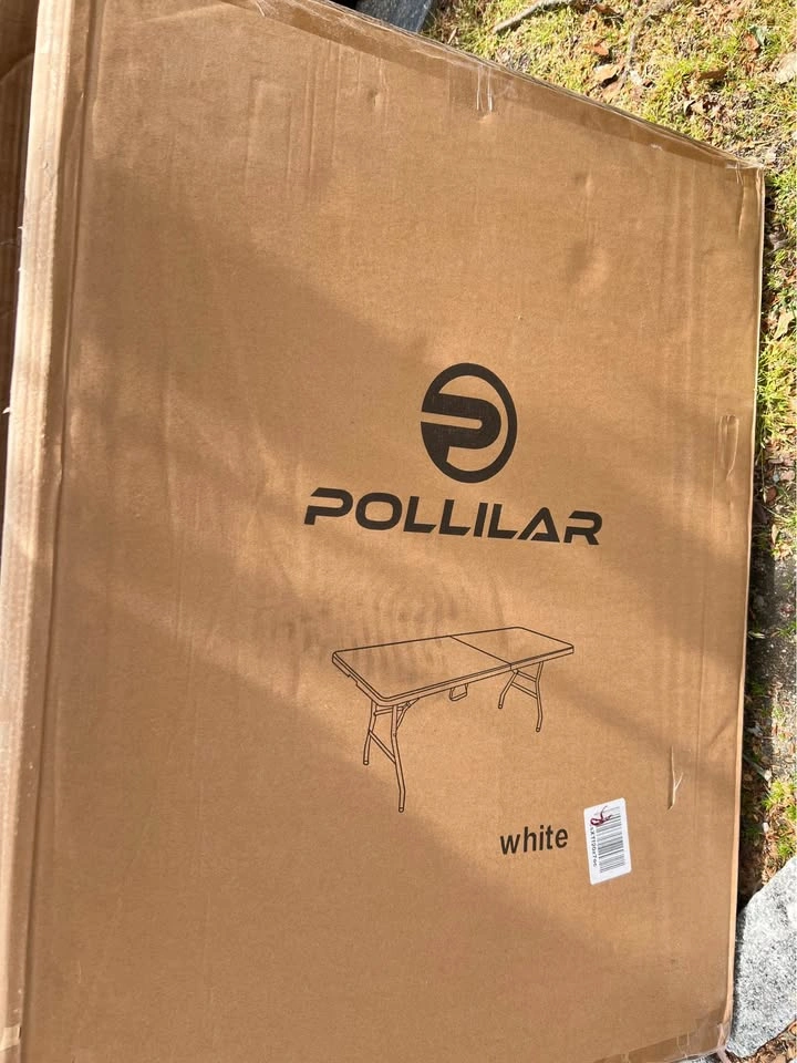 6FT Folding Table Plastic 6 Foot Foldable Table - photo 5