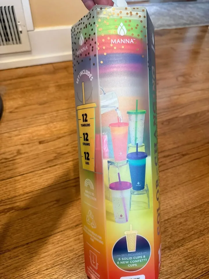 12 set, Manna color Change Tumblers image indicator(2)