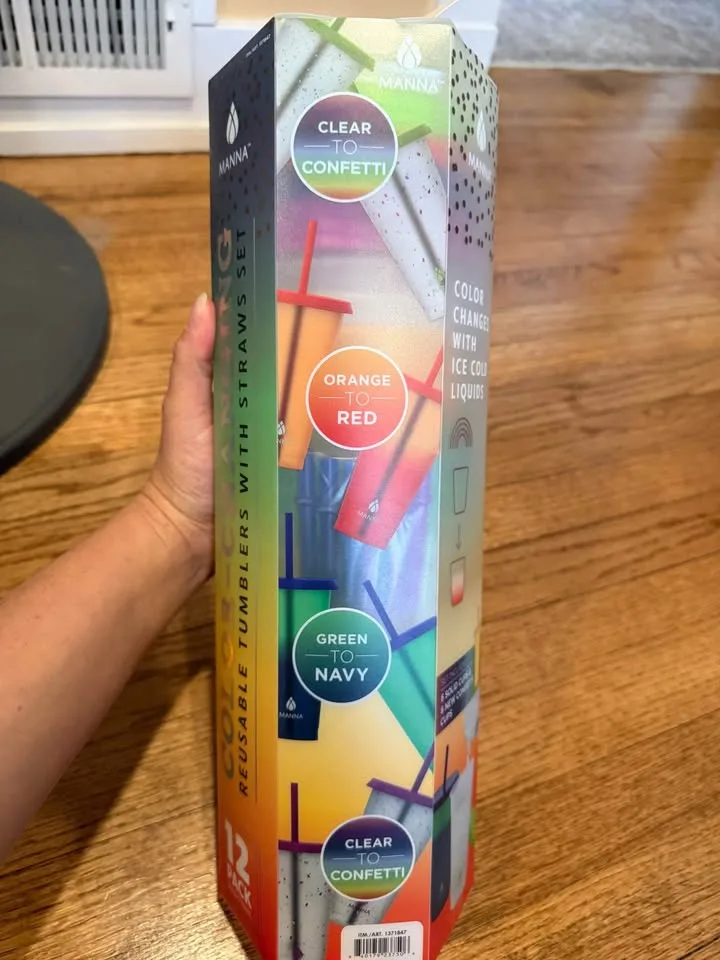 12 set, Manna color Change Tumblers image indicator(4)