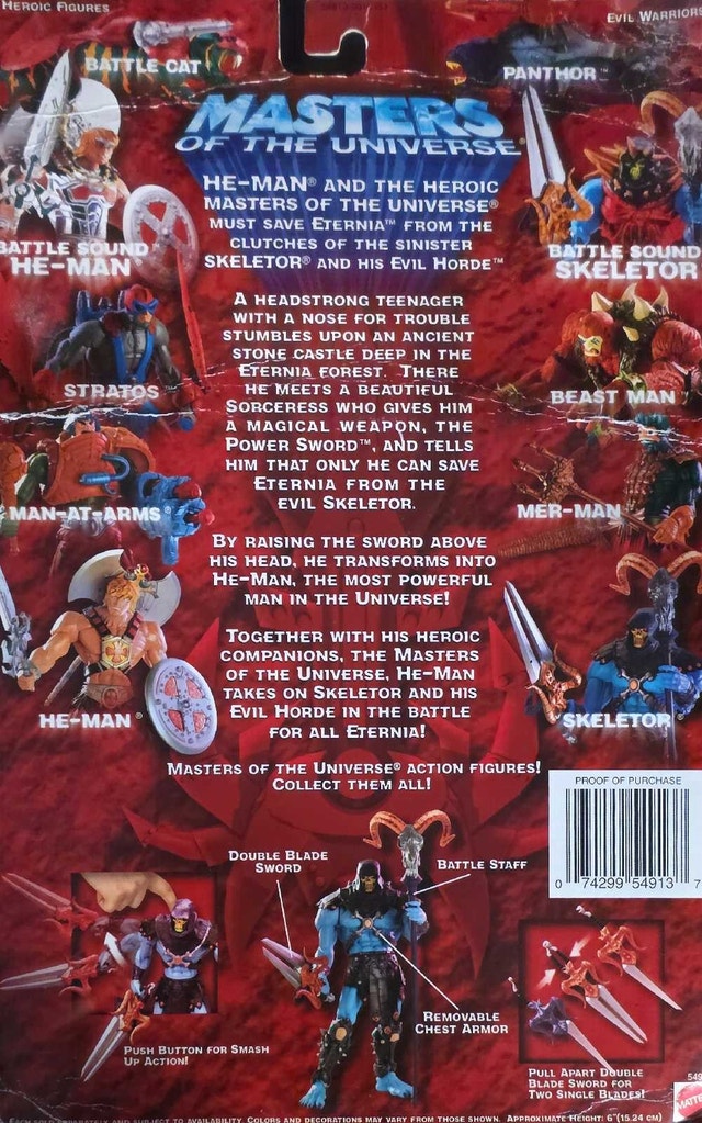 2002 Masters of the Universe Skeletor - Mattel 200x Series - photo 2