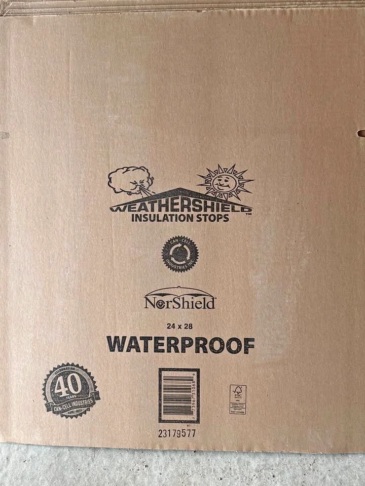 WeatherShield NorShield Waterproof Insulation Board 24x28