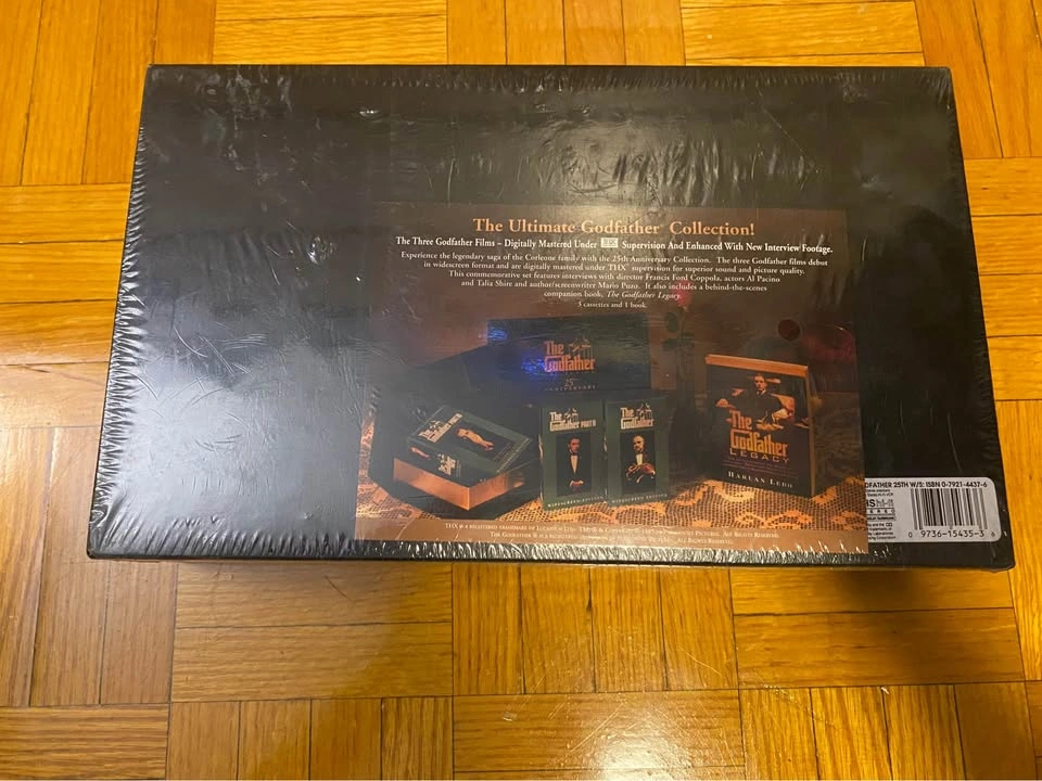 SEALED The Godfather Collection 25th Anniversary VHS - photo 2