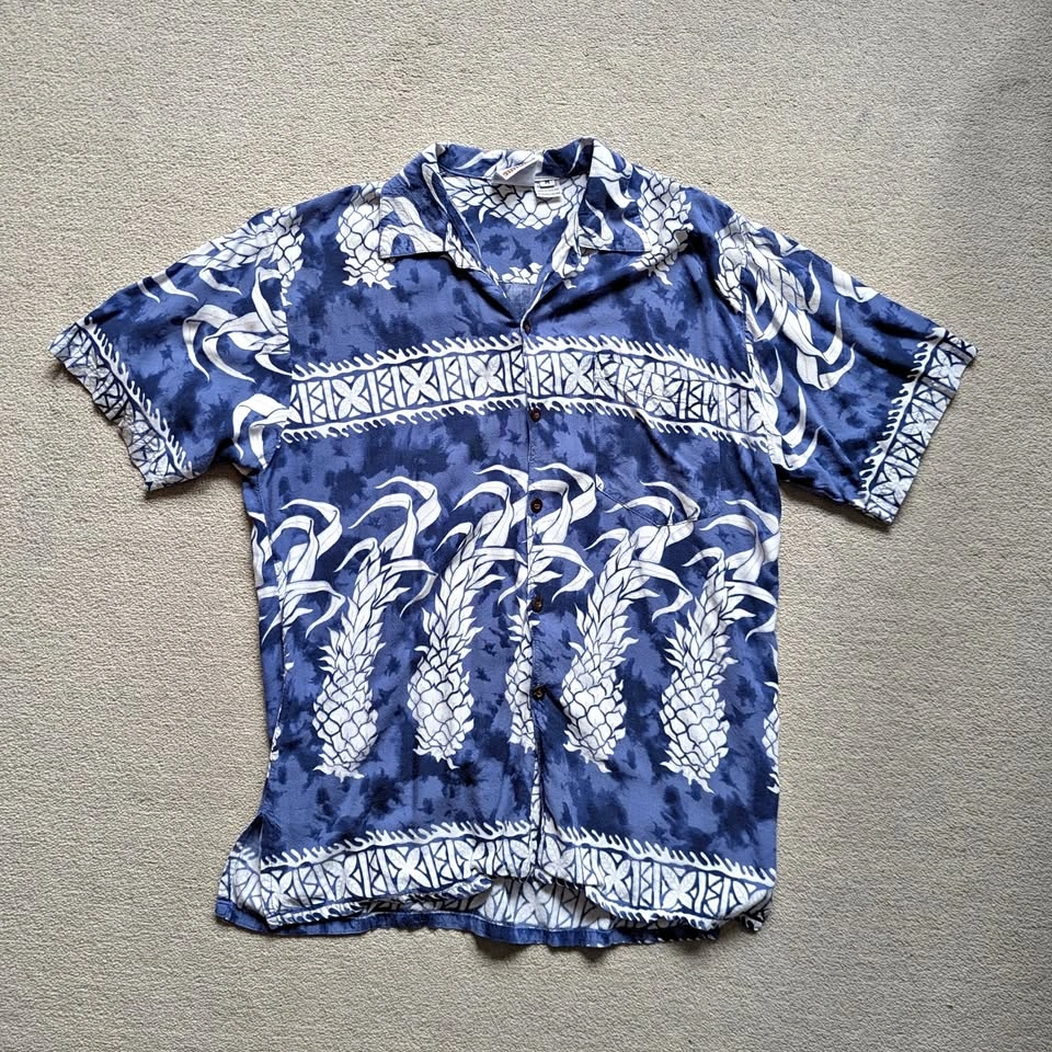 Men's Batik Floral Shirt