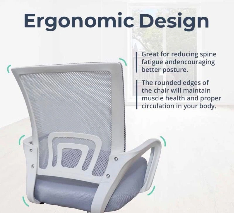 BRAND NEW MotionGrey Ergonomic Office Chair - White & Grey Mesh - photo 2