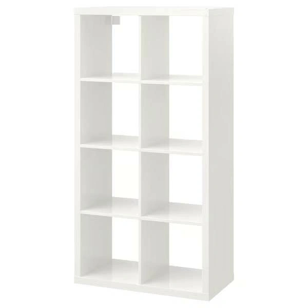 BRAND NEW IKEA KALLAX (2x4) - High Gloss White - Film Still On!