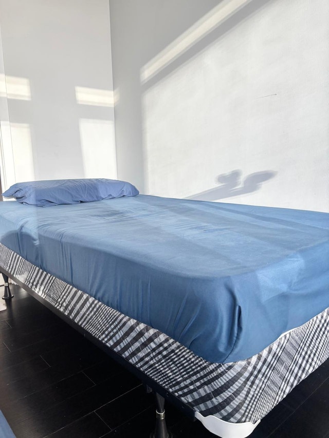 FIRM Orthopedic Twin Bed Set - Cotton Mattress & Frame