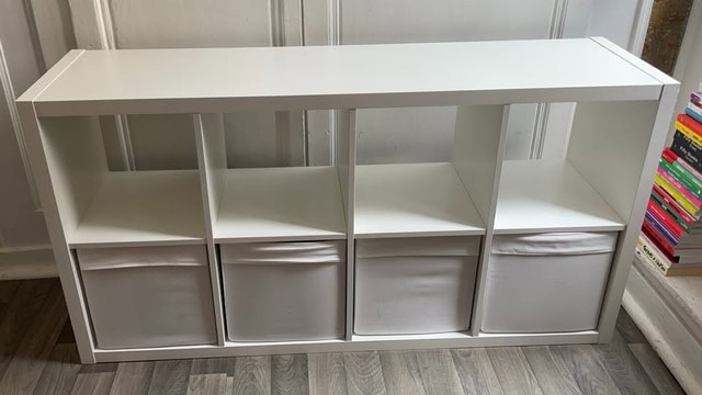 BRAND NEW IKEA KALLAX Shelf (2x4) - High Gloss White - photo 2