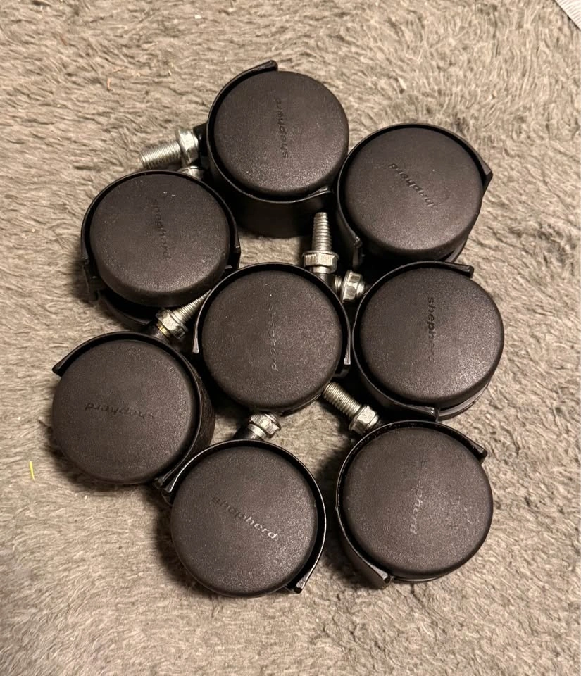 8 Pack - Shepherd Threaded Stem Casters - photo 2